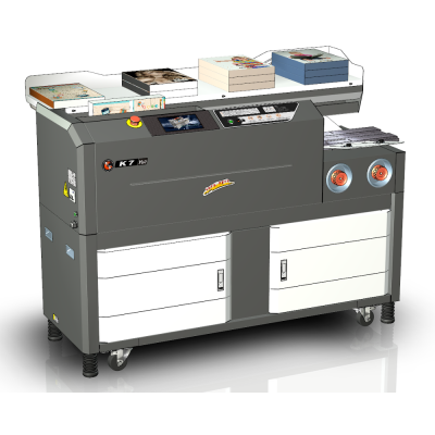 BOWAY K7 440mm Length 60mm 7 Inch Touch Screen Height Hot Melt Gule Perfect Tender Book Document Binding Machine