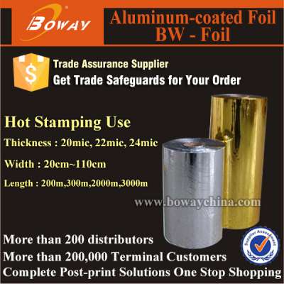 Hot Stamping Bronzing consumable items Gold Aluminum Foil